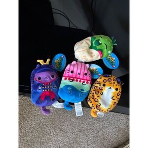 Cats vs Pickles 4 Count Bundle Plush Bean Bag Collectible Toys NWT